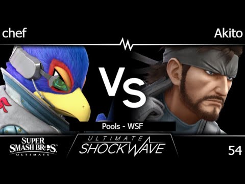 USW 54 - chef (Falco) vs UTDe | Akito (Snake) Pools - WSF - SSBU