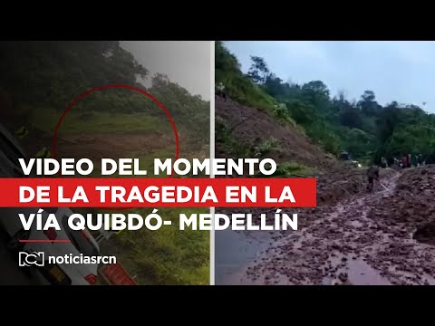 Video del momento exacto de la tragedia por alud de tierra en Carmen de Atrato, Chocó