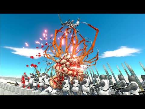 BRIDGE LAVA GOLEM vs ARMIES - Animal Revolt Battle Simulator