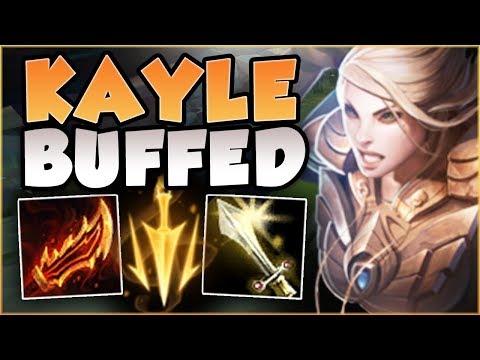 WTF! RIOT 100% BROKE KAYLE WITH THESE BUFFS! BUFFED KAYLE SEASON 8 TOP GAMEPLAY! - League of Legends