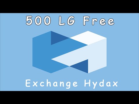 Ganhe 500 Token LG Grátis no Airdrop da Exchange Hydax ! OFICIAL . (~U$5)