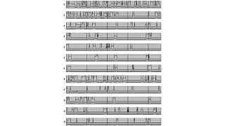 John Cage: Imaginary Landscape No.4 (Valle & Casella score - version for 12 samples from 1951)