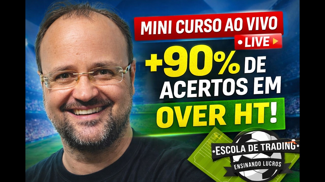 Mini Curso Over HT: Como Bater +90% de Acertos em Apostas Esportivas