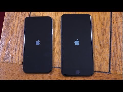iPhone X vs IPhone 8 Plus - Speed Test!