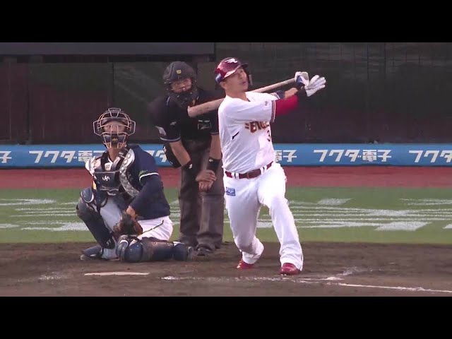 【9回裏】意地を見せた!! イーグルス・浅村栄斗 一矢報いる今季第8号のソロHR!! 2022年5月28日 東北楽天ゴールデンイーグルス 対 東京ヤクルトスワローズ