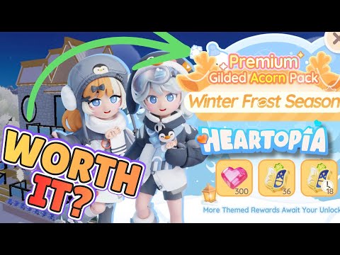Is the Premium Pass Worth It? ❄️ Heartopia Winter Frost Rewards