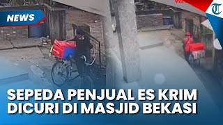 Pilu! Sepeda Penjual Es Krim Keliling Dimaling saat Salat di Masjid Bekasi, Modus Pelaku Diungkap