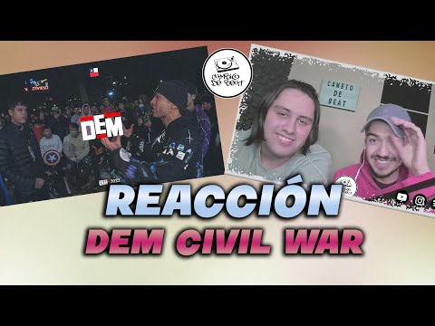 REACCIÓN TEOREMA EMCIGAH BIGTAMINA CARAYSELLO vs VIANA 1421 vs LOWKEY AMENAZA: 8vos - DEM Civil War