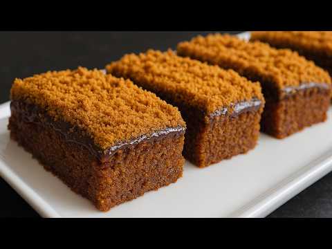 Easy Biscoff Cake Recipe - No Sugar, No Flour, No Eggs! Biscoff dessert, in minutes!