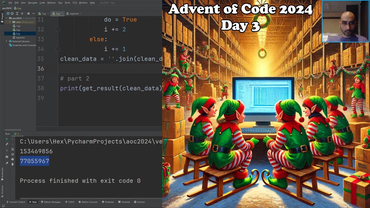 Advent of Code 2024 (Python) - day 3