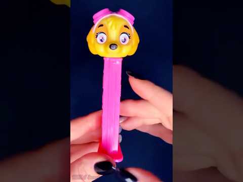 Pink PEZ Candy Dispenser 🍬🐾 #shorts #pez #unboxing #pawpatrol #satisfying #pinkcandy