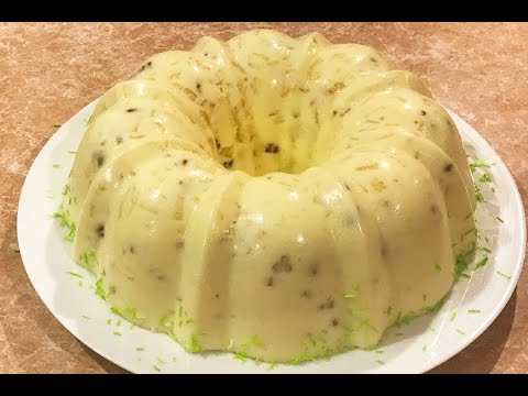 Gelatina de Piña con crema deliciosa Video