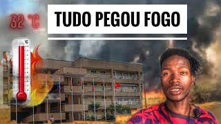 EXTREME HEAT IN BRAZIL! THE HEAT DID THIS NEAR MY COLLEGE!