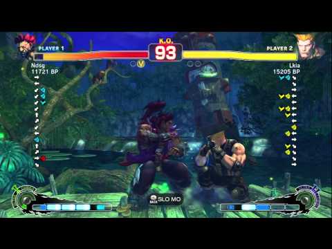 Fujino [Akuma] vs Lkia [Guile] SSF4 Japanese Online Ranked Matches - TRUE-HD
