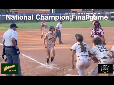 Talia Tokheim 2022 HR vs Taylour Spencer Alliance Championship Series Final National Title game