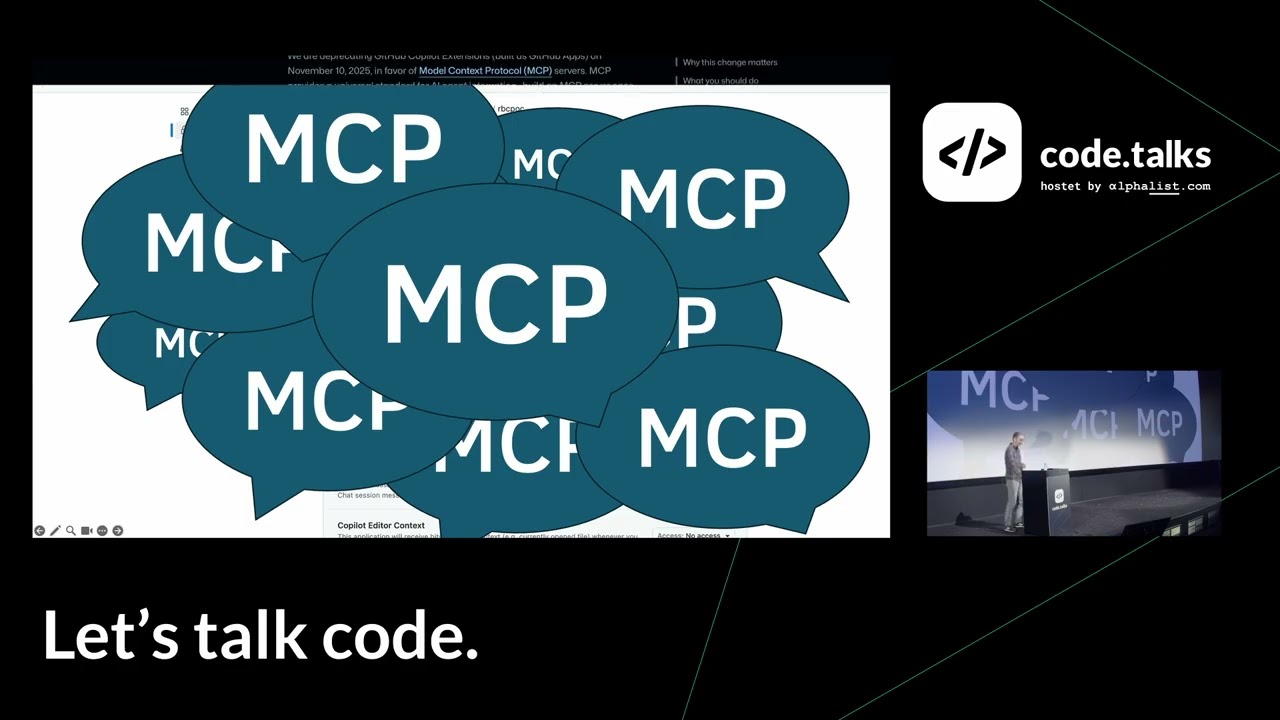 Linking Backstage and GitHub Copilot - Erik Doernenburg | code.talks 2025