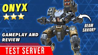 Onyx - Gameplay and Review - Best Beam Mech? | Mech Arena Test Server