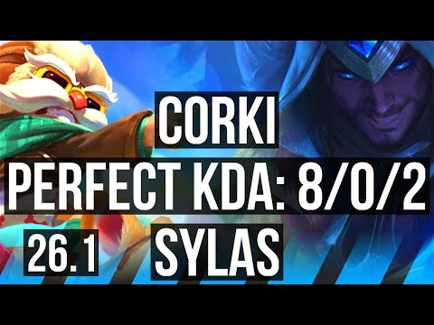 CORKI vs SYLAS (MID) | Perfect KDA: 8/0/2 | EUW Master | 26.1