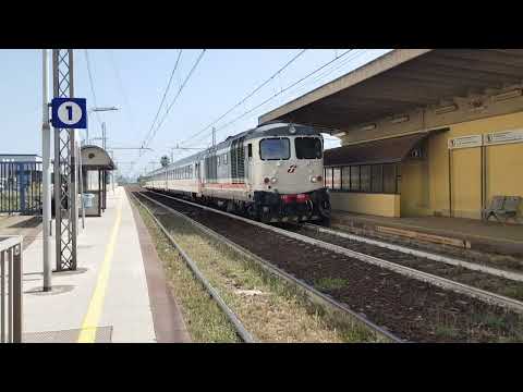 Treno Intercity+Locomotore D445 1056 Intercity 559 Taranto-Reggio di Calabria Centrale