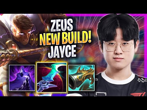 ZEUS TRIES NEW JAYCE BUILD! - T1 Zeus Plays Jayce TOP vs Quinn! | Season 2023