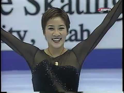 1999 US National Championships - Ladies Short Program - Michelle Kwan (with profile)