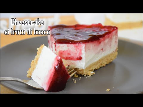 CHEESECAKE ai FRUTTI DI BOSCO || ASMR cooking video