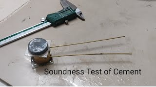 Soundness Test of Cement by Le-Chatelier method OPC 33/43/53 , As per IS 4031 part 03,IS 269-2015