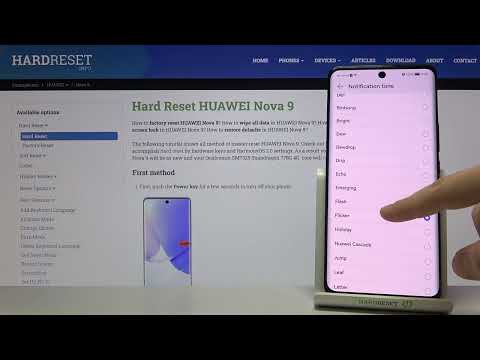 Listen to All Notification Tones on HUAWEI NOVA 9 - Ringtone List