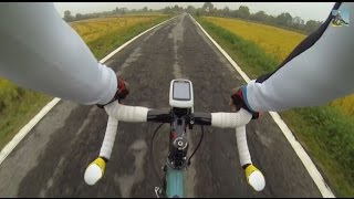 preview picture of video 'Luca con la bici da strada da Milano a Pontevecchio di Magenta - 20.9.2014'