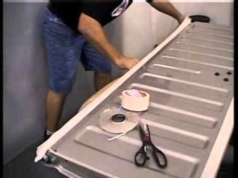 Tailgate prepping for bedliner by Qwikliner