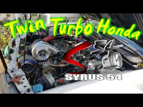 the Worlds 1st Twin Turbo Sleeper Honda (Stock Engine)