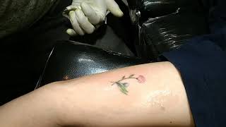 Minimal Flower Tattoo