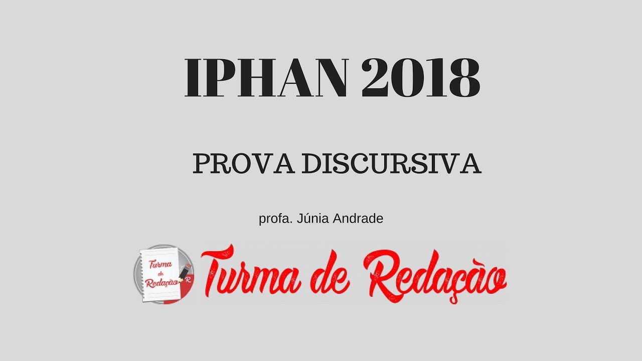 IPHAN discursiva 2018