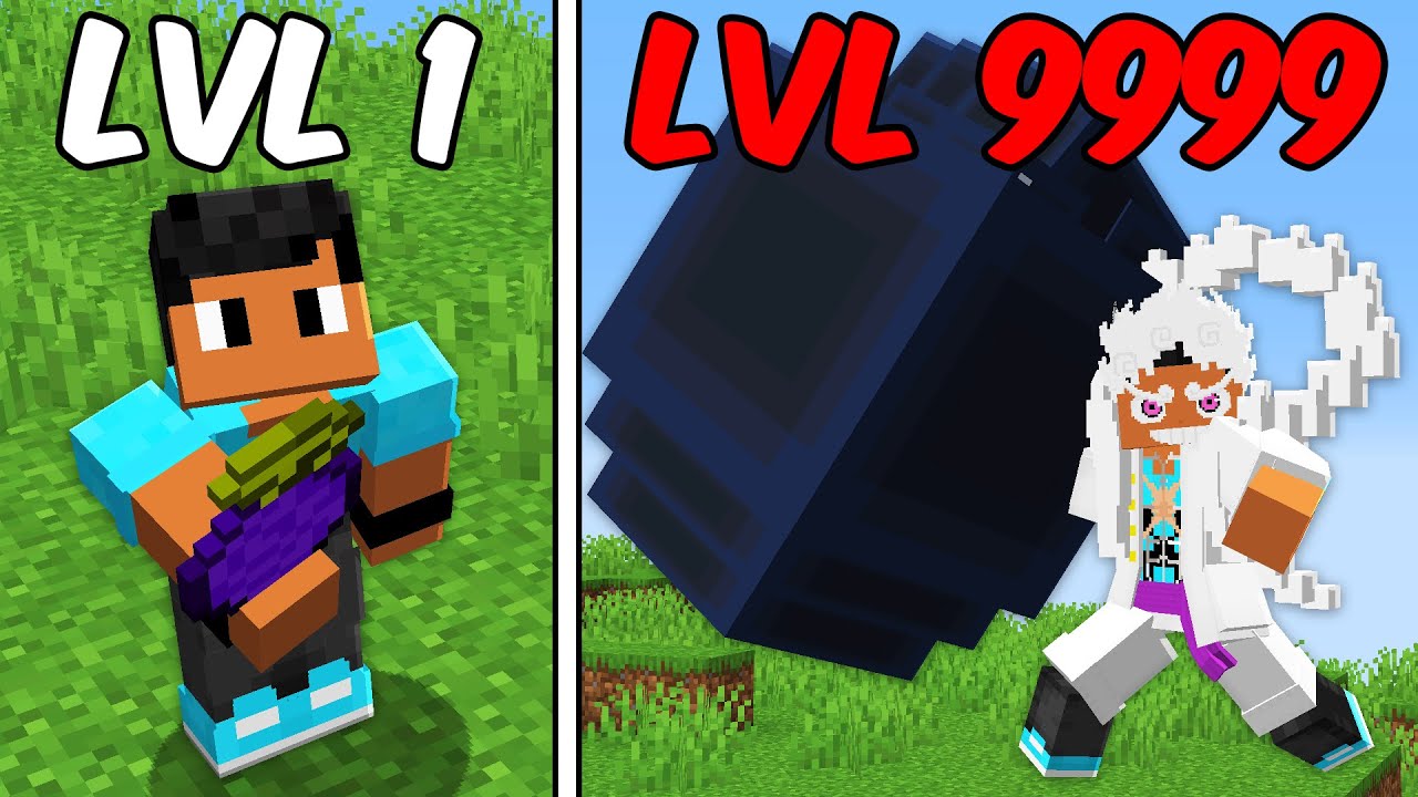 EVOLUINDO O GEAR 5 DO LUFFY NO MINECRAFT