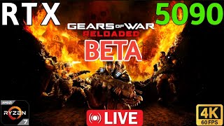 🔴 LIVE : GEARS OF WAR: RELOADED (4K60) - Action Gameplay! 🔴 RTX 5090