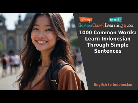 1000 Common Words: Learn Indonesian Through Simple Sentences