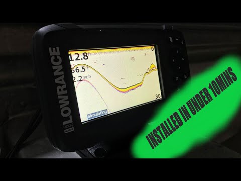 Lowrance Hook 4 | Installing A Fish finder The Easy Way | DIY