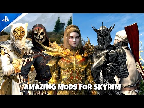 20 AMAZING Skyrim Mods You NEED! (PS4/PS5, XBOX and PC)