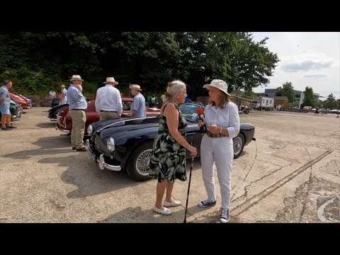Jean Moss and her 1959 DB 24 Mark III Drophead Coupe - AMHF