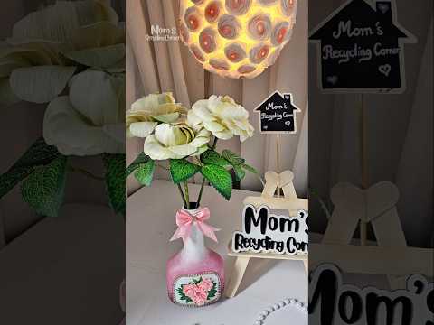 Corn Husk Rose DIY – Easy Eco-Friendly Craft 🌽🌹 #diy #shortvideo
