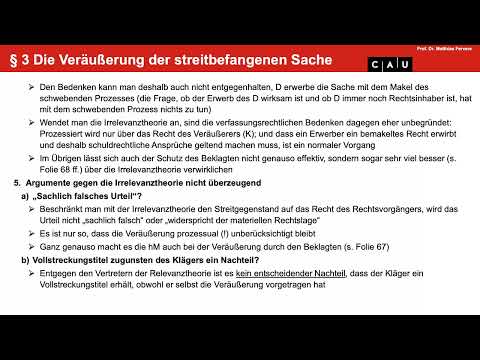 Vertiefung ZPO Erkenntnisverfahren – Folge 09 (Klagehäufung und Streitgenossenschaft)