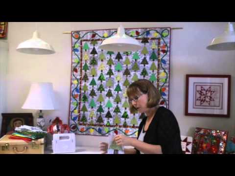 Holiday Lights: Tree Trunk & Sewing The Trees Together