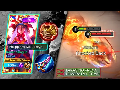 SUPER BROKEN ITEM FOR FREYA😮!? | TOP 1 GLOBAL FREYA | FREYA BEST BUILD 2022 | MUST WATCH | MLBB✓