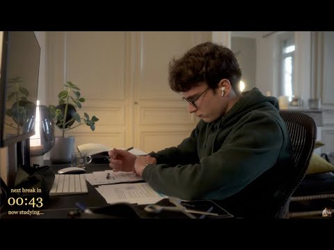 Study With Me - 2 HOURS NO music, NO break