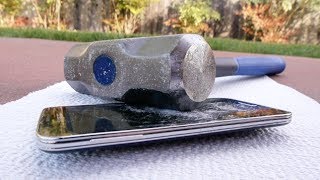 Samsung Galaxy S5 Hammer Smash Fail = Battery Explosion