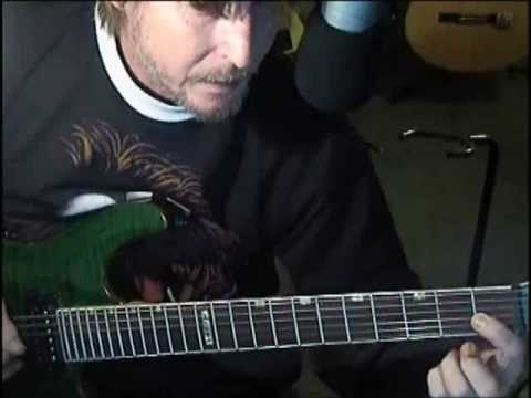 Techniken für Gitarre- hammering and pulling