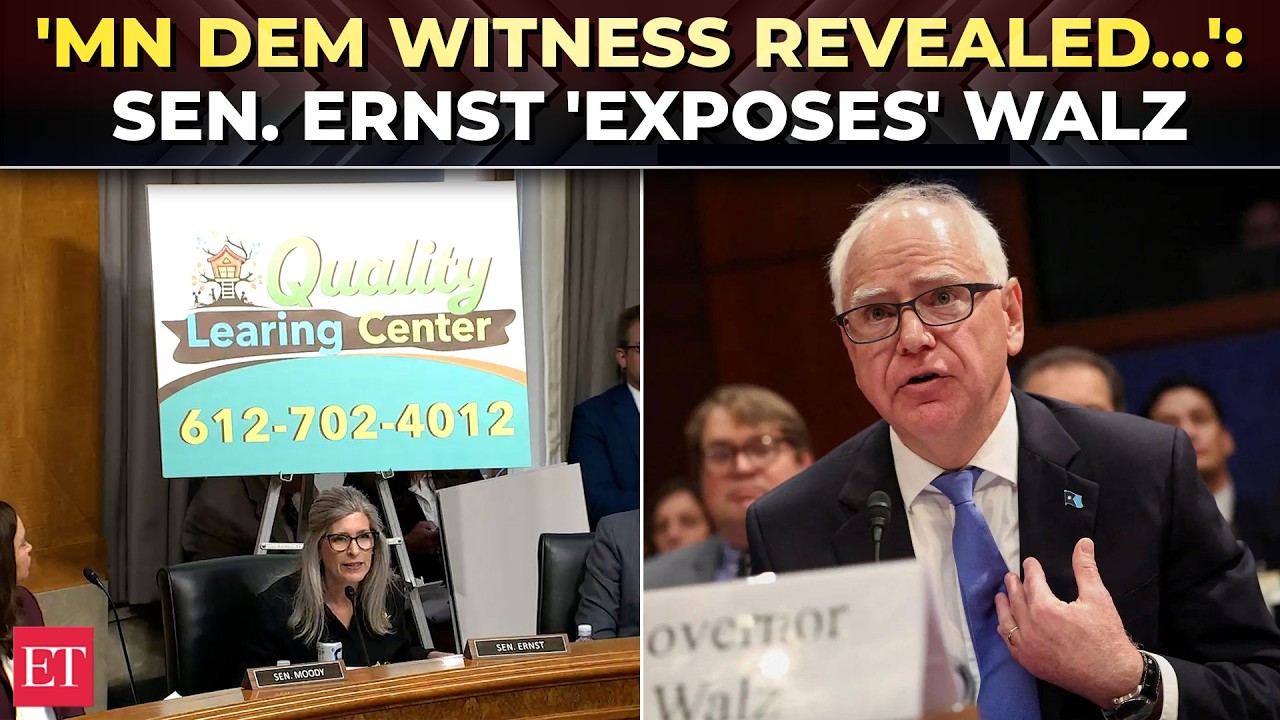 Video: Sen. Ernst highlights Nick Shirley video on Minnesota child care center at Senate hearing