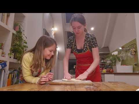 Making pizza and learning basic German