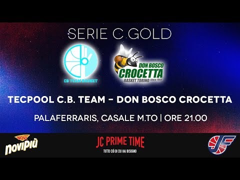 Serie C Gold | Tecpool C.B. Team - Don Bosco Crocetta LIVE