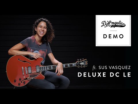 D'Angelico Deluxe DC Semi-Hollow Limited Edition with Stop-Bar Tailpiece 2021 - Rust image 13